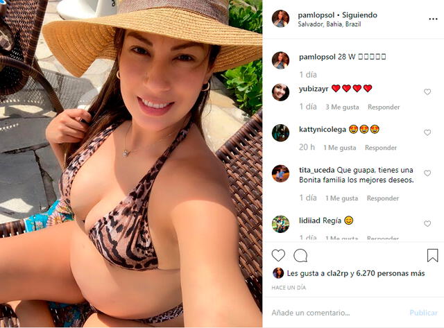 Esposa de Christian Cueva presume su embarazo en bikini en Brasil Esposa de Christian Cueva presume su embarazo en bikini en Brasil