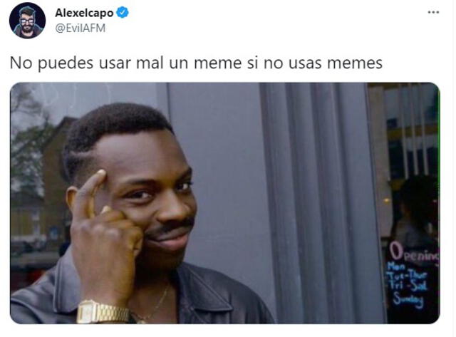 El joven Kayode Ewumi se convirtió en el meme ·#ThinkAbouit. Foto: captura de Twitter