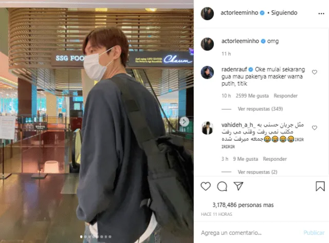 Lee Min Ho, secuencia viral Instagram