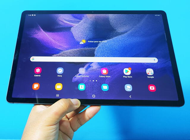 Pantalla del Samsung Galaxy Tab S7 FE