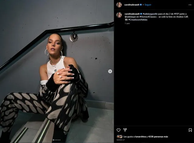 Usuarios sostienen que se trata de Carolina Braedt, ya que es el estilo de uñas que lleva diariamente. Foto: captura de Instagram/Carolina Braedt 