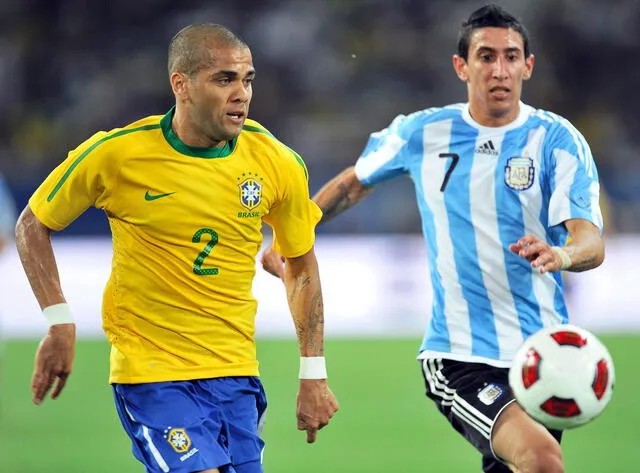 Argentina vs. Brasil: solo la Verdeamarela ha jugado todos los mundiales. Foto: EFE   