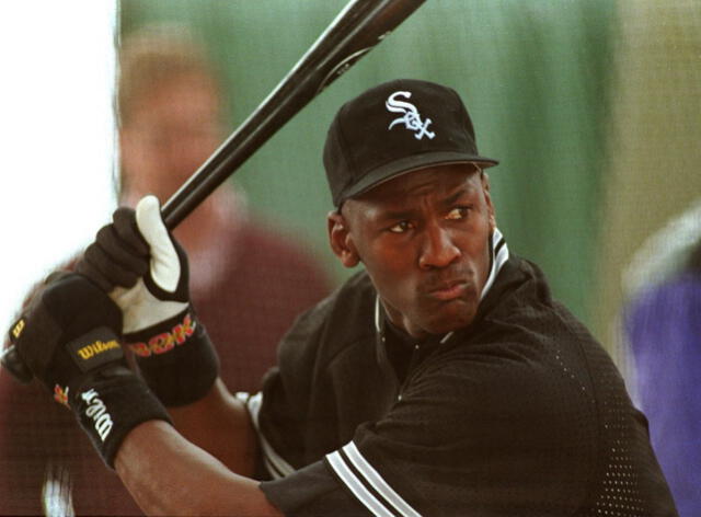 Jordan solo jugó para la filial de los White Sox. Foto: AFP   