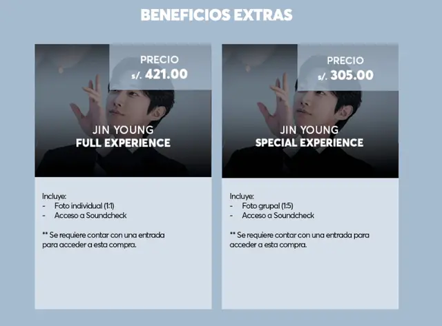  Fan meeting de Jinyoung en Lima 2025: precios de entradas. Foto: Ticketmaster   