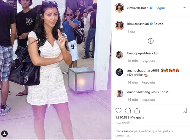 Kim Kardashian sorprende en redes con foto poco conocida 
