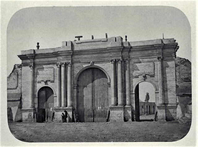 La portada antigua del Callao de 1863. Foto: Colección de la Sociedad Geográfica de Lima.