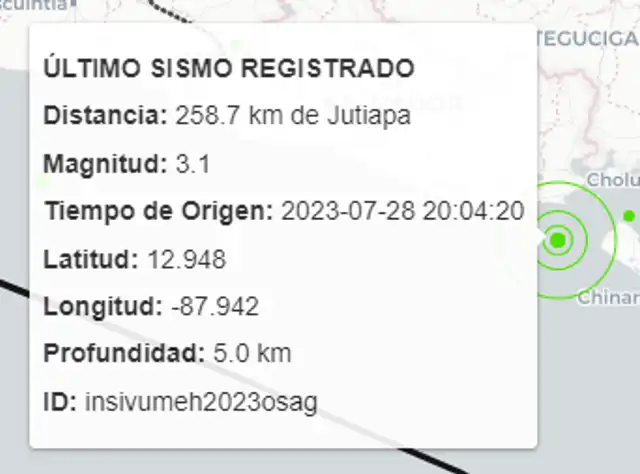 Sismo en Guatemala. Foto: Insivumeh
