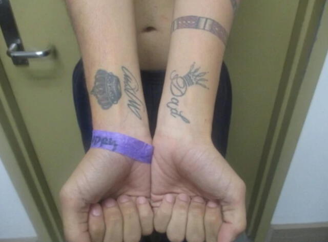 Los tatuajes de Andry Hernández.| BBC Los tatuajes de Andry Hernández.| BBC