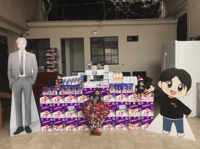 Fans mexicanos de Lee Min Ho organizaron un proyecto masivo de donaciones como presente de Navidad para los menores diagnosticados con cáncer. Foto: Minoz México Official