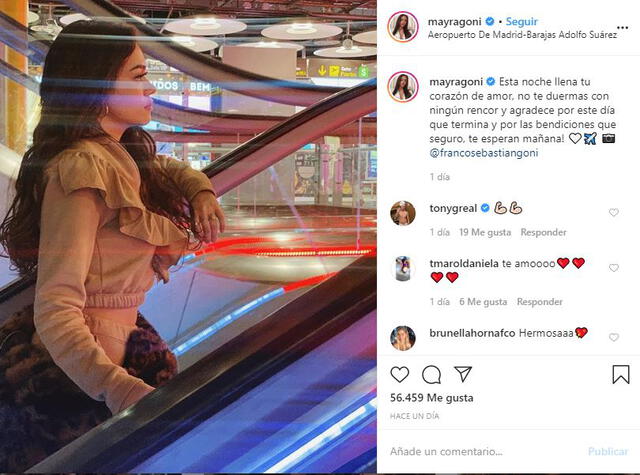 Mayra Goñi deja misterioso mensaje sobre supuesta ruptura con Nesty. Foto: Instagram.