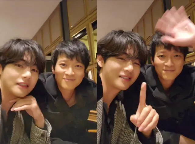 Taehyung y Kang Dong Won. Foto: Instagram