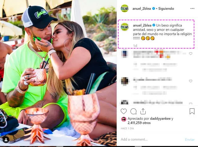 Anuel AA es blanco de críticas al fotografiarse con muñeca inflable