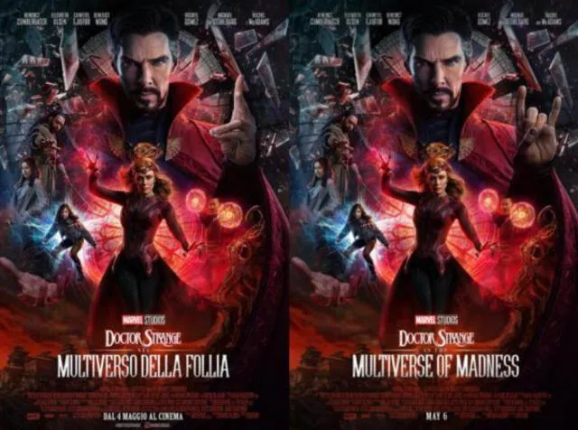 El gesto de Doctor Strange es cambiado en póster oficial de Italia. Foto: Marvel Studios