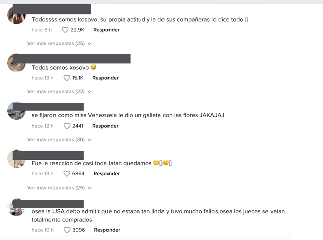 Usuarios se identifican con la reacción de Miss Kosovo al ver ganar a Miss Usa: “Súper incómodo”