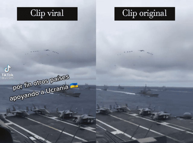 Comparación de videos virales.