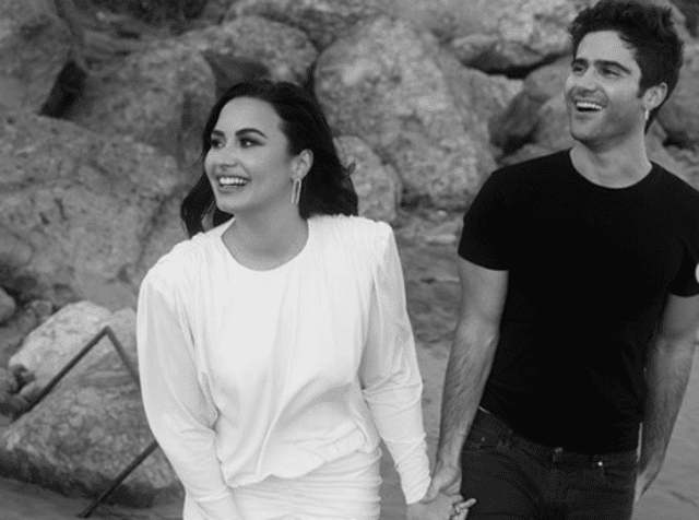 Demi Lovato y Max Ehrich no tienen ni un año como pareja. Foto: Instagram.