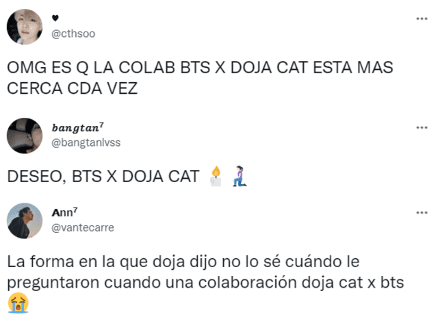 BTS ARMY Doja Cat Twitter