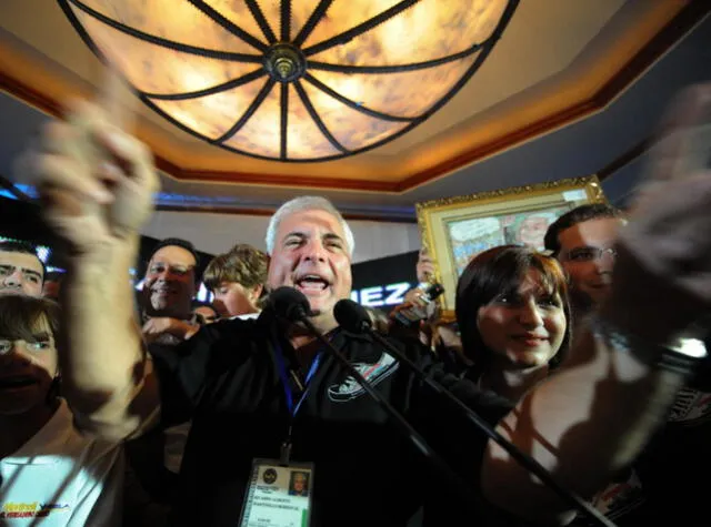 Ricardo Martinelli ganó las elecciones presidenciales de 2009. Foto: AFP   