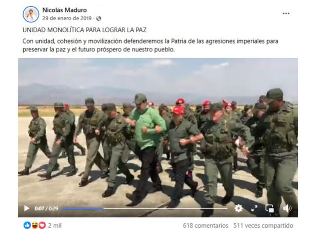 <em>Versión original del video viral. Foto: captura de Facebook</em>   
