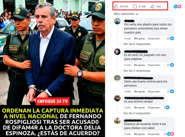Interacción del post más viral en Facebook. Foto: Facebook  