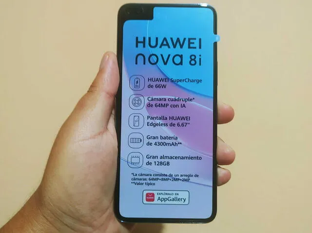Características del Huawei Nova 8i
