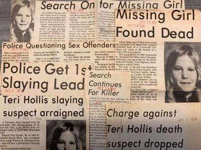 Terri Lyn Hollis fue hallada muerta hace 47 años en California.