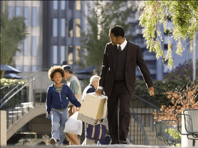 Para muchos televidentes, 'En busca de la felicidad' es la película perfecta para ver en el Día del Padre. Foto: Netflix.    