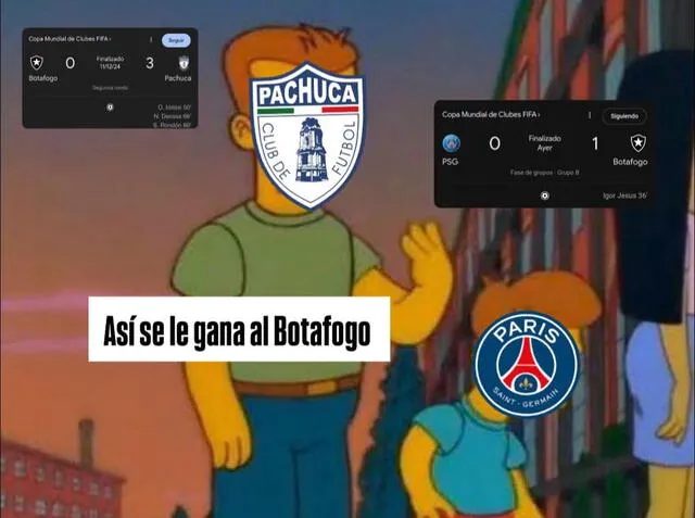 Los más divertidos memes sobre el partido Botafogo vs. PSG. Foto: X Los más divertidos memes sobre el partido Botafogo vs. PSG. Foto: X