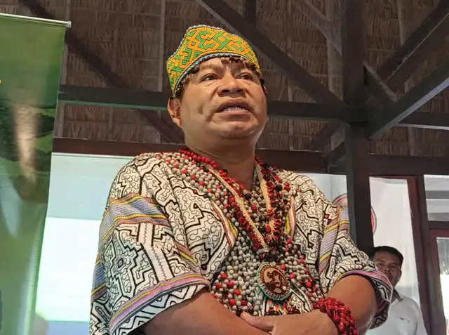 Lizandro Cauper, presidente del Consejo Shipibo Konibo Foto: Consejo Shipibo Konibo Xetebo Coshikox    