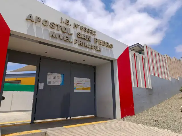 UGEL Santa elaborará informes técnicos tras daños en colegios por sismo en Chimbote. Foto: GORE Áncash.   