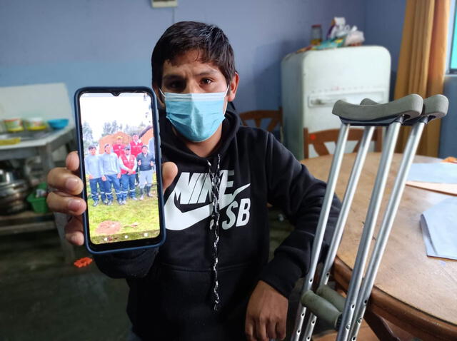 Joven denuncia a minera en Ayacucho tras perder una de sus piernas