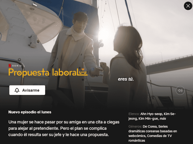 A business proposal, Netflix Latinoamérica