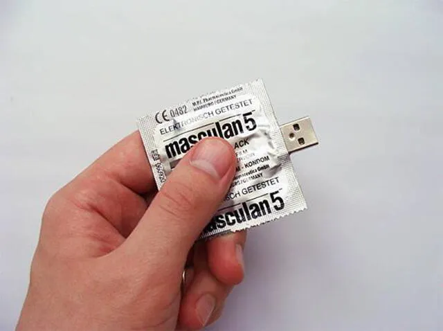 Un condón USB no permite que los dispositivos intercambien datos. Foto: Difusión.