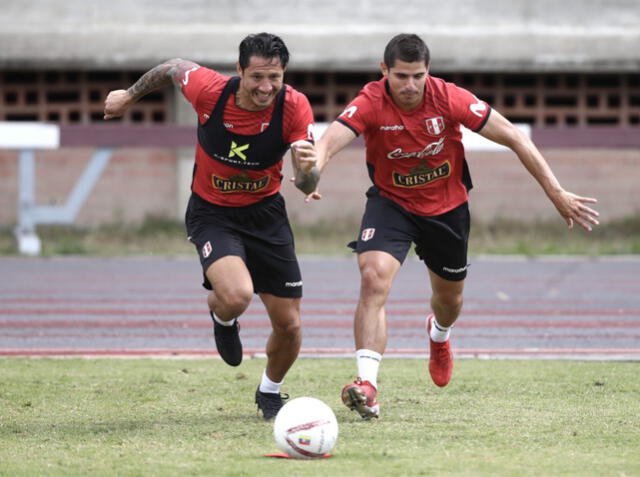 Perú vs. Venezuela: entrenamiento de la Bicolor. Foto: FPF