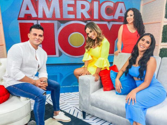 Melissa Paredes en América Hoy. Foto: Melissa Paredes / Instagram