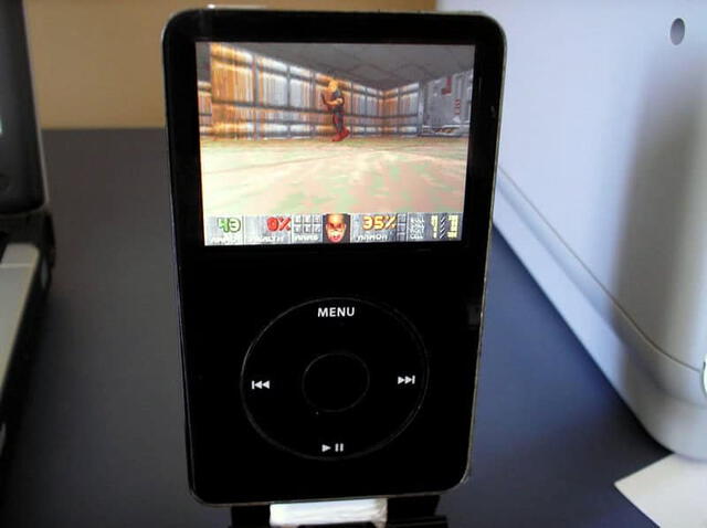 DOOM es capaz de correr incluso en un reproductor de sonido, como un iPod.