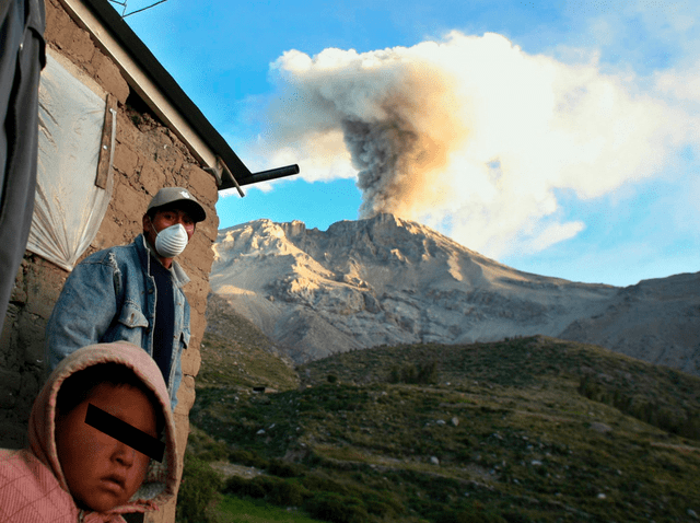  Volcán Ubinas: esta fotografía pertenece a Reuters y fue tomada en 2006. Foto: Mariana Bazo/ Reuters   