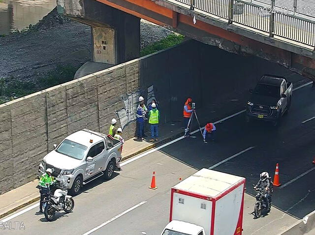 Análisis de Lima Expresa y Emape del puente vehicular Ricardo Palma. Foto: Lima Expresa/X 