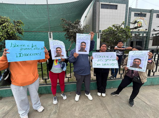 Familiares exigen justicia por el feminicidio de Sheyla Cóndor. Foto: LR.   