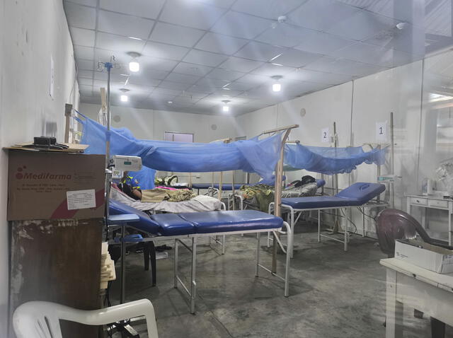 Hospital de Apoyo Iquitos derivó a la menor a otro centro de salud por falta de implementos. Foto: Yazmí Araujo   