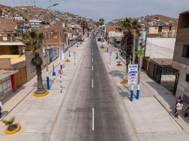 La av. Lima ya inaugurada cuenta con una infraestructura moderna. La av. Lima ya inaugurada cuenta con una infraestructura moderna.