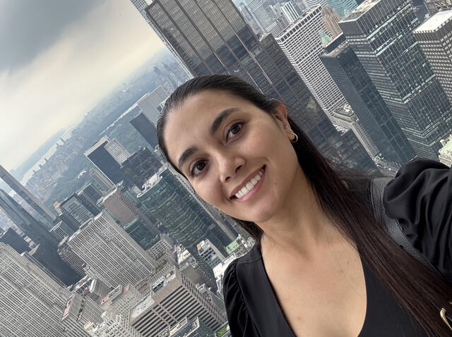  Natalia recomienda a las personas en insistir y no rendirse al momento de tocar distintas puertas laborales. Foto: Natalia Fino.   