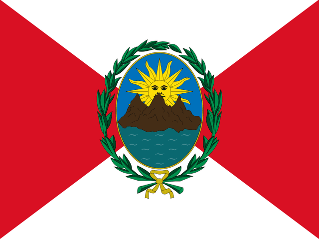 Esta fue la primera bandera del Perú. Foto: Wikipedia   