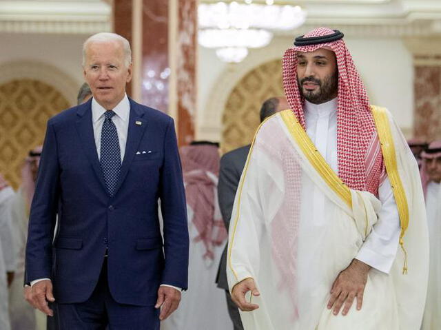 Joe Biden y Mohamed Bin Salman