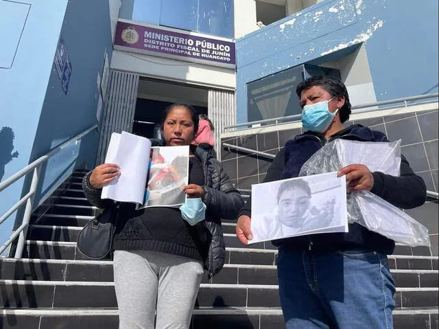 Familiares del joven que perdió el ojo en las protestas de Huancayo presentaron una denuncia contra el presidente Castillo, el primer ministro y los jefes de la Policía. Foto: difusión