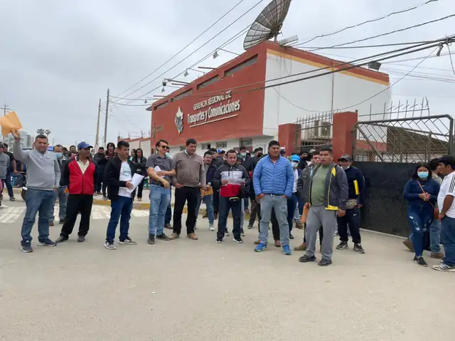 Gerencia de Transportes sin luz en Chiclayo Gerencia de Transportes sin luz en Chiclayo