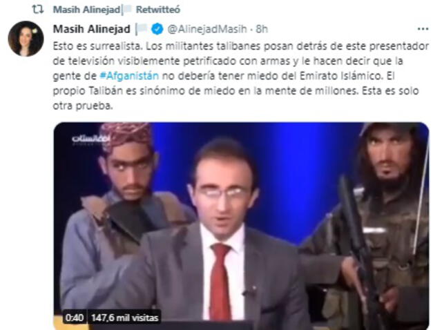 Foto: captura de Twitter/@AlinejadMasih