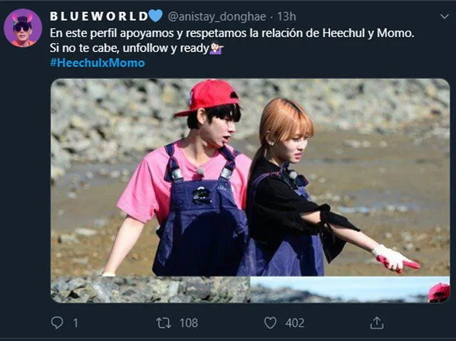 Heechul y Momo