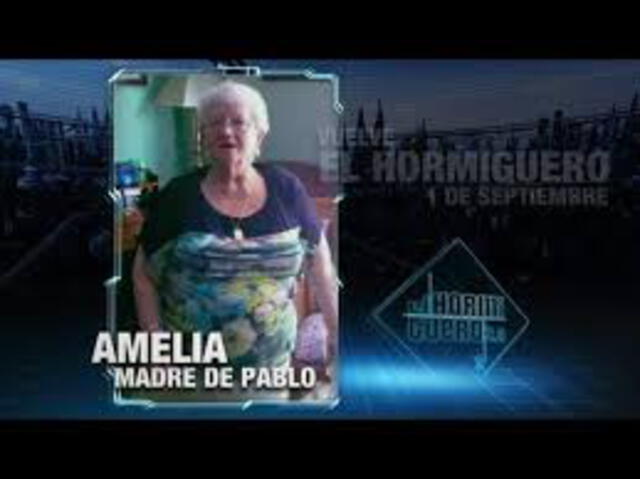 Pablo Motos contó una historia sobre su madre Amelia. (Foto: Atresmedia)