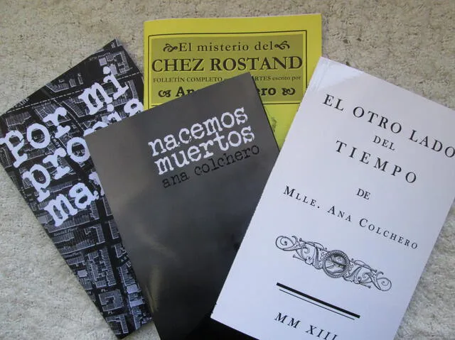  Libros publicados por Ana Colchero. Foto: Ana Colchero Facebook<br><br>    